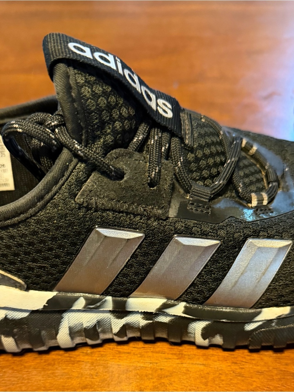 adidas Kids Black Athletic Sneakers kids kaptir 4.0